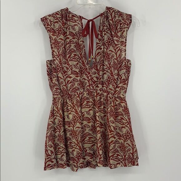 TRACY REESE NY women's M silk blend floral blouse - Picture 2 of 7